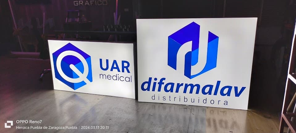 Anuncios 3D proyecto en Puebla